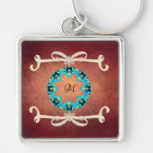 Schöne Viktorianische Bow-Krawatte mit Monogramm Schlüsselanhänger (Vorne)