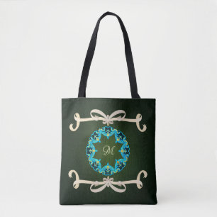 Schöne Viktorianische Bow-Krawatte mit Monogramm Tasche