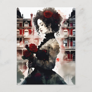 Schöne Viktorianische Frau Postkarte