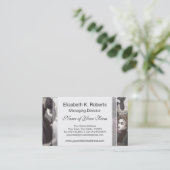 Schöne viktorianische Frauen in den langen Visitenkarte (Stehend Vorderseite)