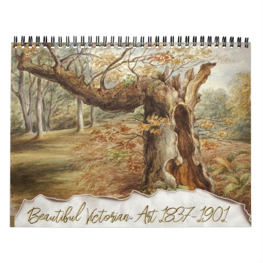 Schöne Viktorianische Gemälde Landschaft Natur Kalender (Titelbild)