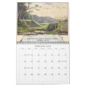Schöne Viktorianische Gemälde Landschaft Natur Kalender (Feb 2026)