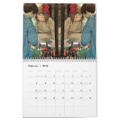 Schöne Viktorianische Jessie Wilcox Smith Kalender (Feb 2026)