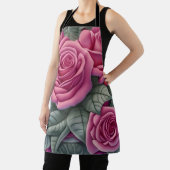Schöne Viktorianische Pastel Rosa Rose Print Schürze (InSitu)