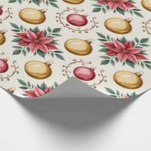 Schöne Viktorianische Weihnachtsschmuck Geschenkpapier