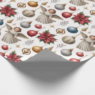 Schöne Viktorianische Weihnachtsschmuck Geschenkpapier