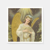 Schöne Vintage Angel-Papierserviette Serviette (Vorderseite)