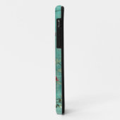 Schöne Vintage antike Blütenschmetterlinge Case-Mate iPhone Hülle (Hinten/Links)