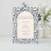 Schöne Vintage Arschfotze Einladung (Stehend Vorderseite)