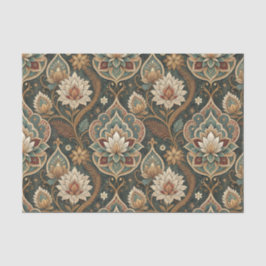Schöne Vintage-Art Nouveau-Blumenmuster-Wandmalere Seidenpapier