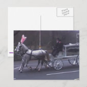 Schöne Vintage Beerdigung Postkarte (Vorne/Hinten)