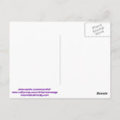 Schöne Vintage Beerdigung Postkarte (Rückseite)