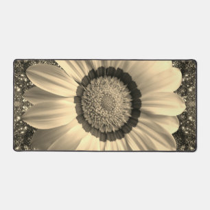 Schöne Vintage Blume auf abstraktem Hintergrund Schreibtischunterlage