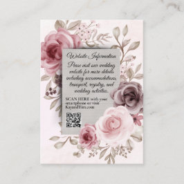 Schöne Vintage Blume Begleitkarte