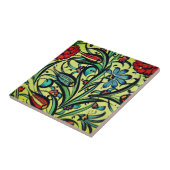 Schöne Vintage Blume Fliese (Seite)