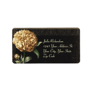 schöne Vintage Blume Hochzeitsanschrift Etiketten Adressaufkleber