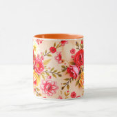 Schöne Vintage Blume Tasse (Zentrum)
