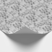 Schöne Vintage-Blumen Geschenkpapier (Ecke)