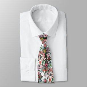 Schöne Vintage-Blumendesign von berühmtem Künstler Krawatte