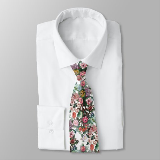 Schöne Vintage-Blumendesign von berühmtem Künstler Krawatte (Gebunden)