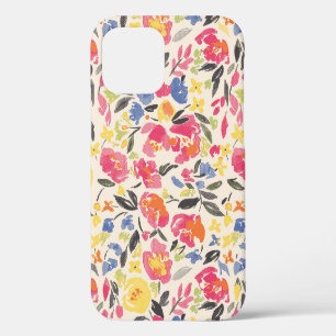 Schöne vintage Blumengestaltung in den vielen Arte iPhone 12 Hülle