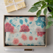 Schöne Vintage Blumenmuster Seidenpapier (Geschenk)