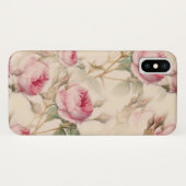 Schöne Vintage Blüte Case-Mate iPhone Hülle (Rückseite (Horizontal))
