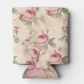 Schöne Vintage Blüte Dosenkühler (Rückseite)