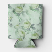 Schöne Vintage Blüte Dosenkühler (Vorderseite)