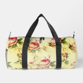 Schöne Vintage Blüte Duffle Bag (Rückseite)