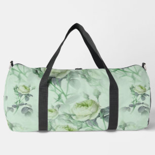 Schöne Vintage Blüte Duffle Bag