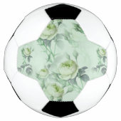 Schöne Vintage Blüte Fußball (Vorderseite)