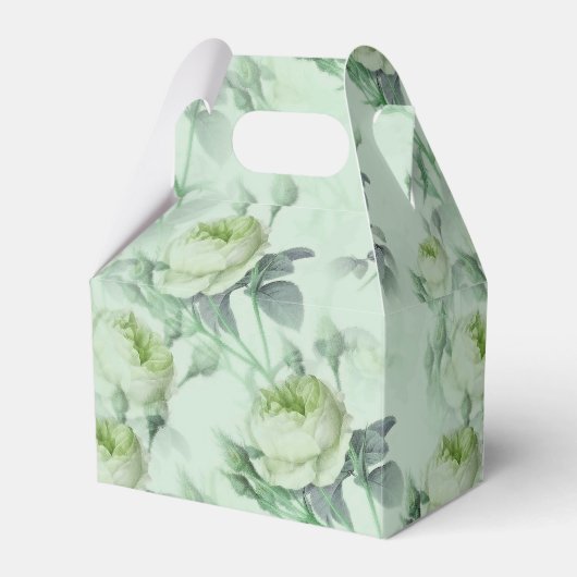Schöne Vintage Blüte Geschenkschachtel (Vorderseite)