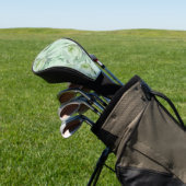 Schöne Vintage Blüte Golf Headcover (In SItu)