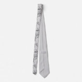 Schöne Vintage Blüte Krawatte (Rückseite)