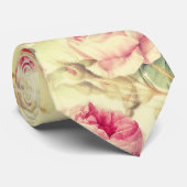 Schöne Vintage Blüte Krawatte (Gerollt)