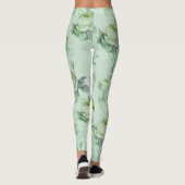 Schöne Vintage Blüte Leggings (Rückseite)