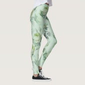 Schöne Vintage Blüte Leggings (Rechts)