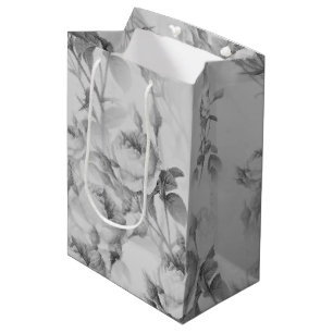 Schöne Vintage Blüte Mittlere Geschenktüte