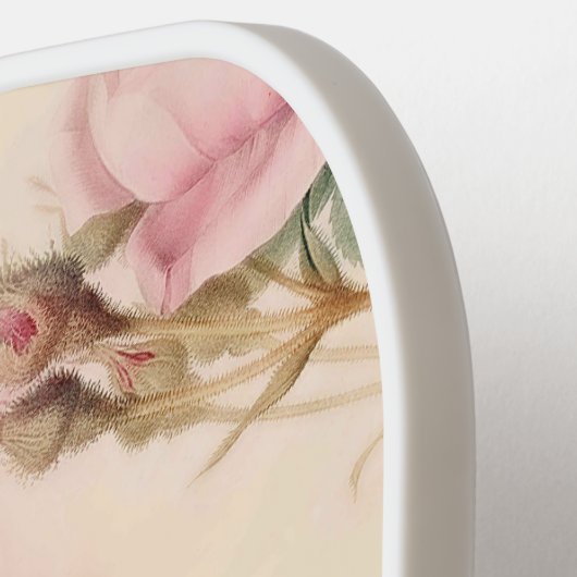 Schöne Vintage Blüte Pickleball Schläger (Linke Seite)