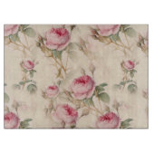 Schöne Vintage Blüte Schneidebrett (Vorderseite)