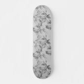 Schöne Vintage Blüte Skateboard (Vorne)
