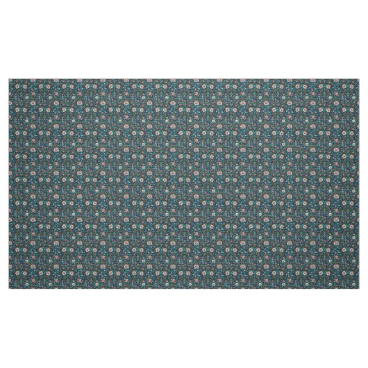 Schöne Vintage Blüte Stoff (Fat Quarter (45,7 x 55,9 cm))