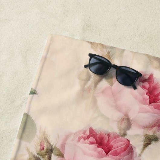 Schöne Vintage Blüte Strandtuch (Beispiel)