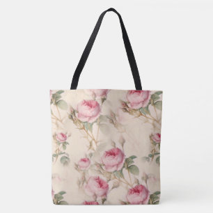 Schöne Vintage Blüte Tasche