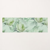 Schöne Vintage Blüte Yogamatte (Rückseite (Horizontal))