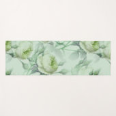 Schöne Vintage Blüte Yogamatte (Vorderseite (Horizontal))