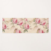 Schöne Vintage Blüte Yogamatte (Vorderseite (Horizontal))