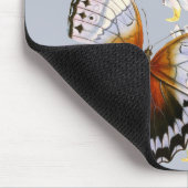 Schöne Vintage Blütenschmetterlingsdarstellung Mousepad (Ecke)