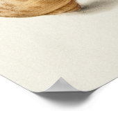 Schöne Vintage botanische Illustration Poster (Ecke)